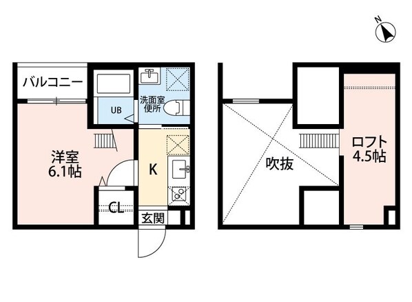 庄内緑地公園駅 徒歩7分 1階の物件間取画像